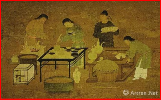 北宋 宋徽宗《文会图》局部