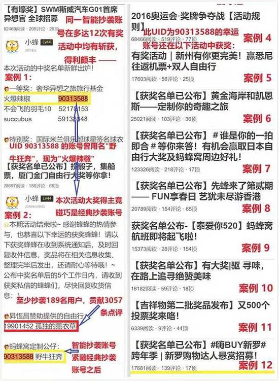 乎睿数据公司发布的案例图。