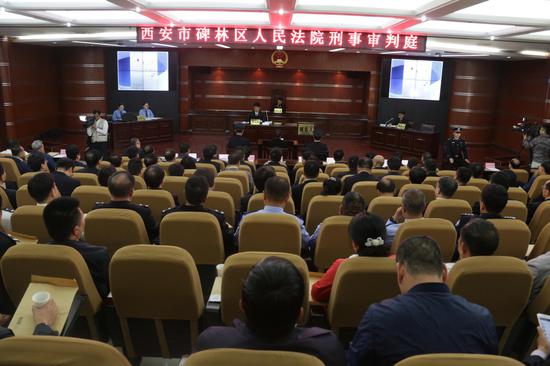 陕西省委政法委书记到碑林法院调研改革工作