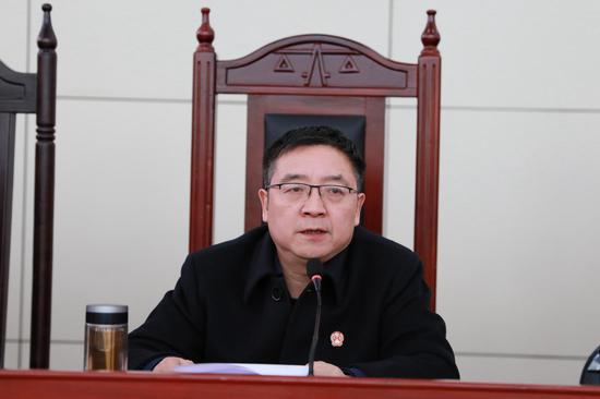 代院长杨建军就干部作风集中整训工作作强调讲话