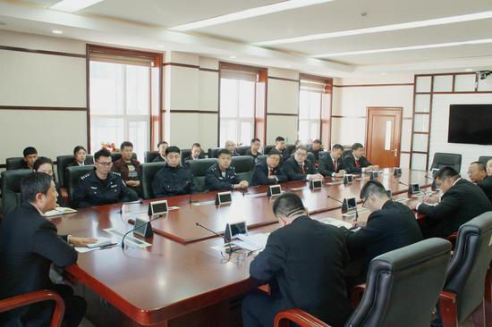 “一案双查”推进部署会现场