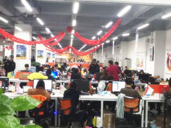 抓捕现场