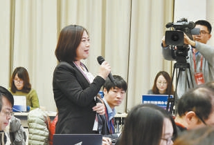 最高检内设机构改革新闻发布会现场。检察日报记者程丁摄