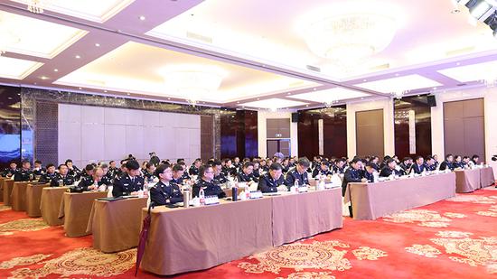图为司法部召开“智慧监狱”建设工作推进会现场。