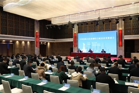 图为全国法院司法体制综合配套改革推进会现场。彭 勇 摄