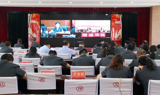 朔州朔城区法院召开巡视整改队伍整肃大会