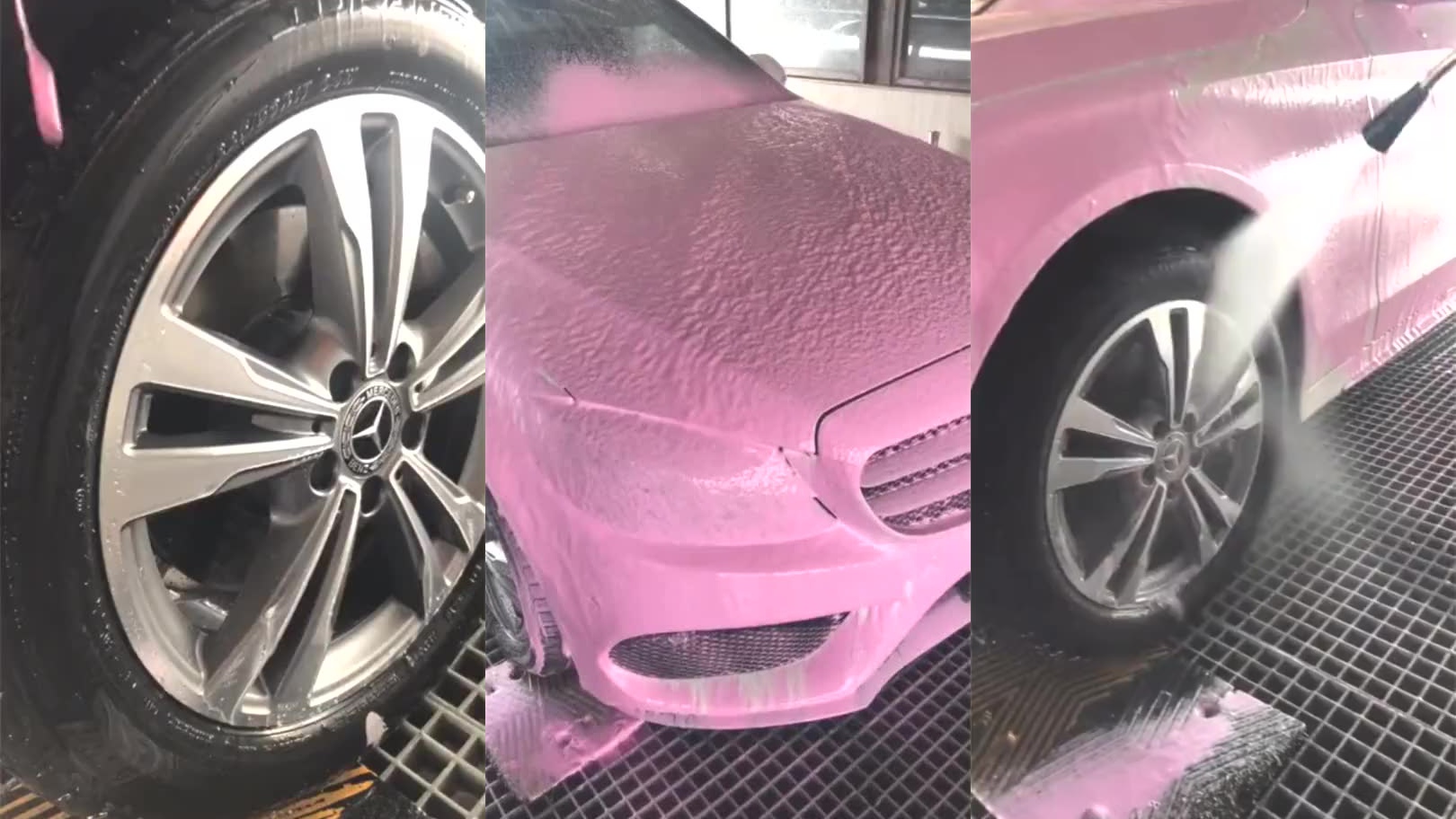 火烤洗车法,了解一下,什么神奇魔法导致洗车也能玩火