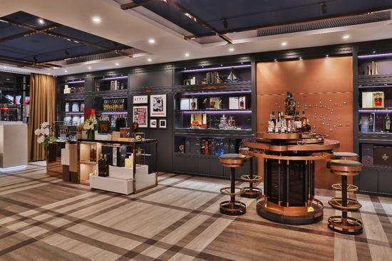 精品店内苏格兰风味星座墙