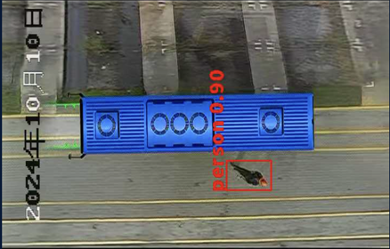 轮胎龙门吊360°环视防碰撞安全识别