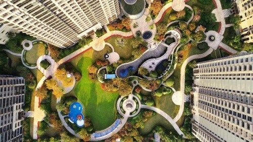 上海新湖·青蓝国际一期交付实景