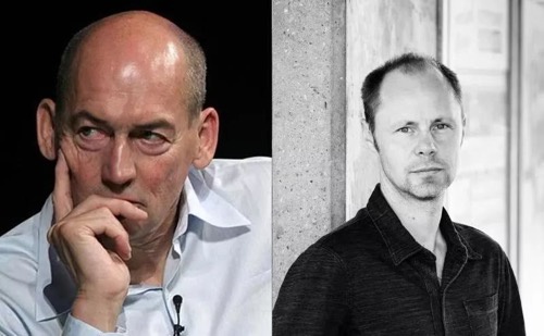 左为Rem Koolhaas， 右为OMA合伙人 Chris van Duijn