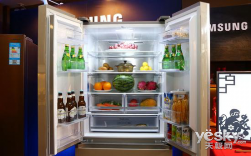 三星推出品式多门冰箱 采用金属匀冷却技术