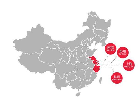 爱上租城市布局