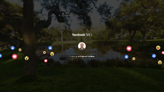 要看Facebook 360 先登陆脸书账户