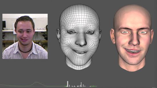 FaceShift 的面部识别