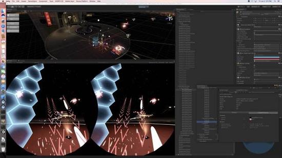 macOS平台Unity编辑器VR模式运行Space Pirate Trainer