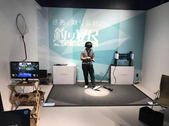 VRZONE二层,《钓鱼VR》