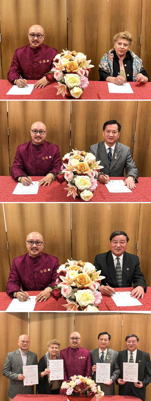 图1:世贸总会与联合国世界人民理事会签定全面战略合作