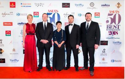 2018 年度亚洲 50 最佳餐厅于永利澳门及永利