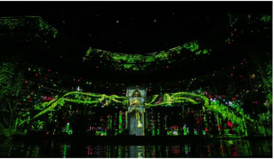 360°全结构投影开场秀