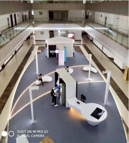 山东大学中心校区“校园E站”俯瞰图
