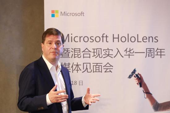 柯睿杰（Alain Crozier），微软公司资深副总裁、大中华区董事长兼首席执行官