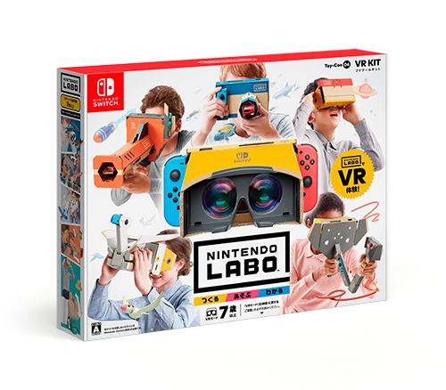任天堂推出Nintendo Labo VR套件 4月12日发售