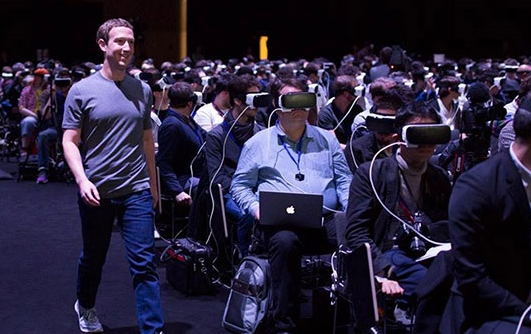 马克·扎克伯格（Mark Zuckerberg）参加三星发布会