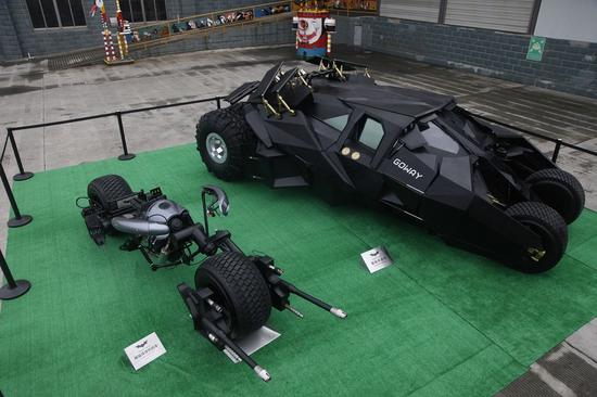 国威为电影打造的1：1蝙蝠侠战车原型