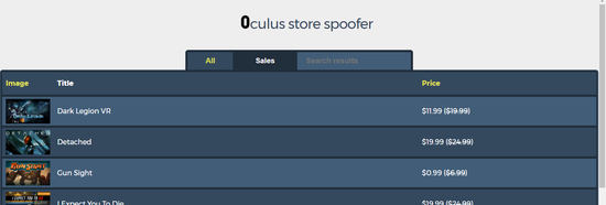 Oculus Store Spoofer