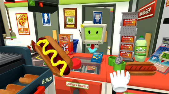 《Job Simulator》获得了众多荣誉，包括2017年GDC大奖的最佳VR/AR游戏