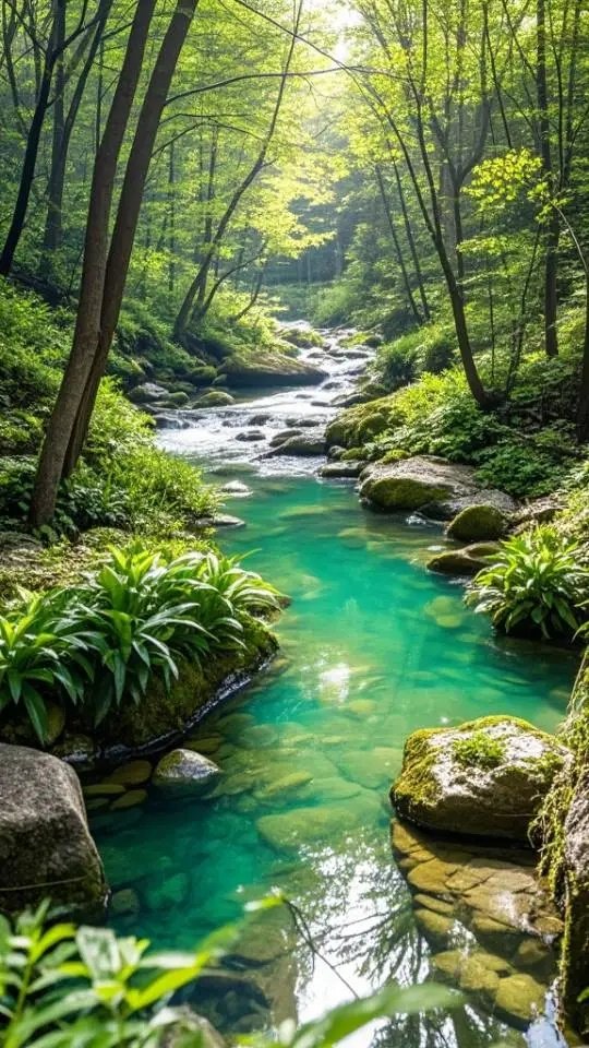 [转载]林间清溪，宁静之地