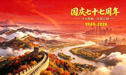 【词林正韵】忆秦娥?国庆七十七周年