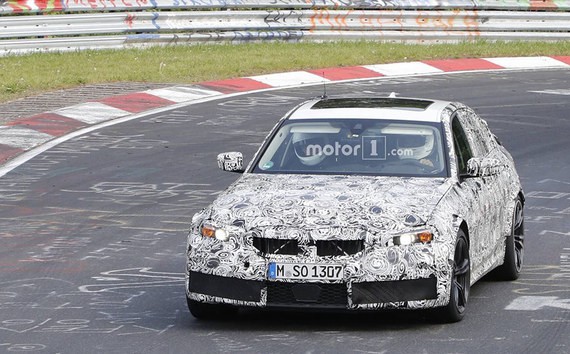 宝马新款M3路试谍照曝光 或2020年初亮相