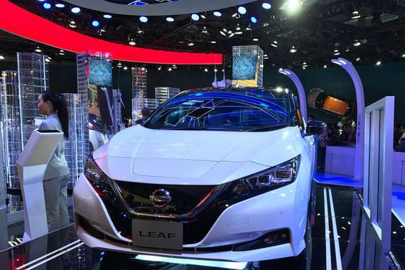 日产2018款LEAF亮相日内瓦车展 可续航400公里