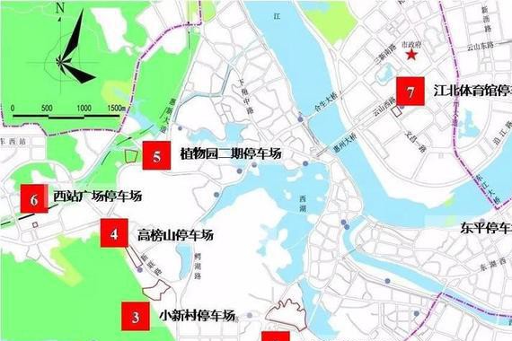 最新规划！惠州西湖周边将建 13 处停车场，看花灯不怕堵了