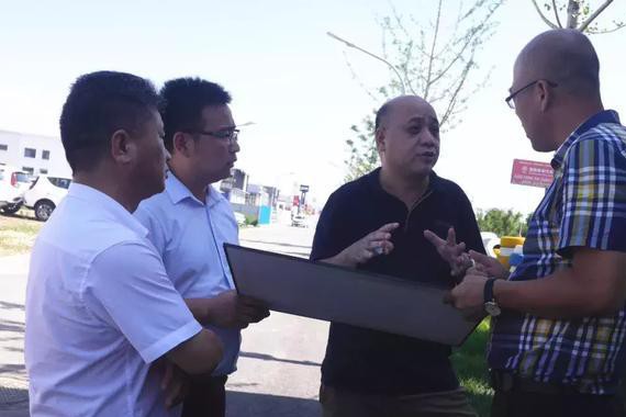 上汽大众网络发展部李文进莅临申华汽车文化产业园考察新店选址