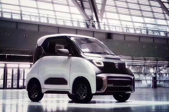 宝骏E200官图发布 采用两座布局造型运动