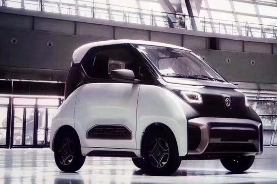 宝骏公布全新微型电动车E200官图，两门两座个性十足