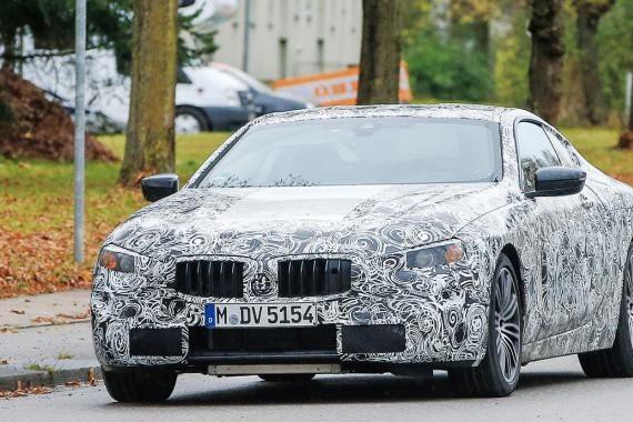 宝马8系最新谍照流出 配置升级搭帆布车顶