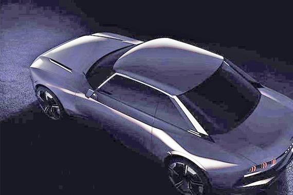 标致发布复古概念轿跑预告图 将亮相巴黎车展