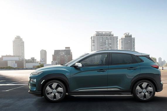 现代汽车正式发布了KONA EV车型官图