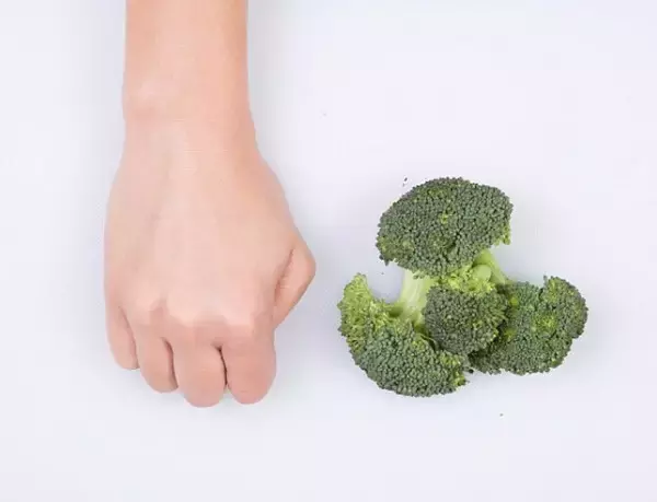 对普通人来说，这大概意味着80克的西兰花。