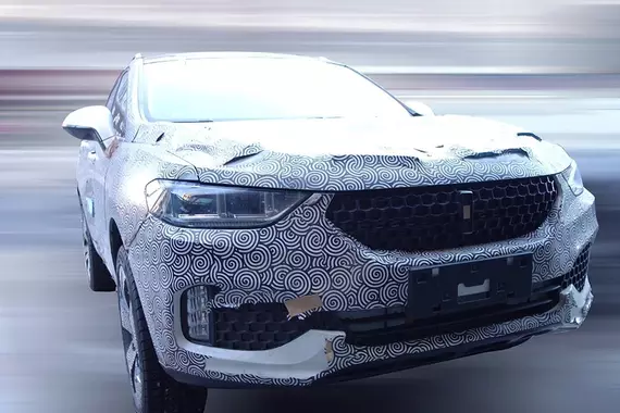 长城旗下高端品牌WEY W02谍照曝光，或上半年上市