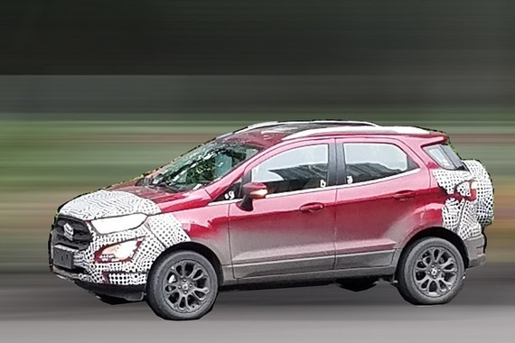 新款翼搏国内正同步路测，备胎外置得到保留