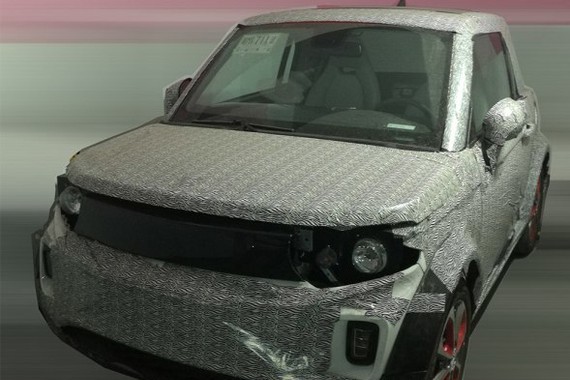 北汽新能源纯电动量产车曝光，双座短途代步