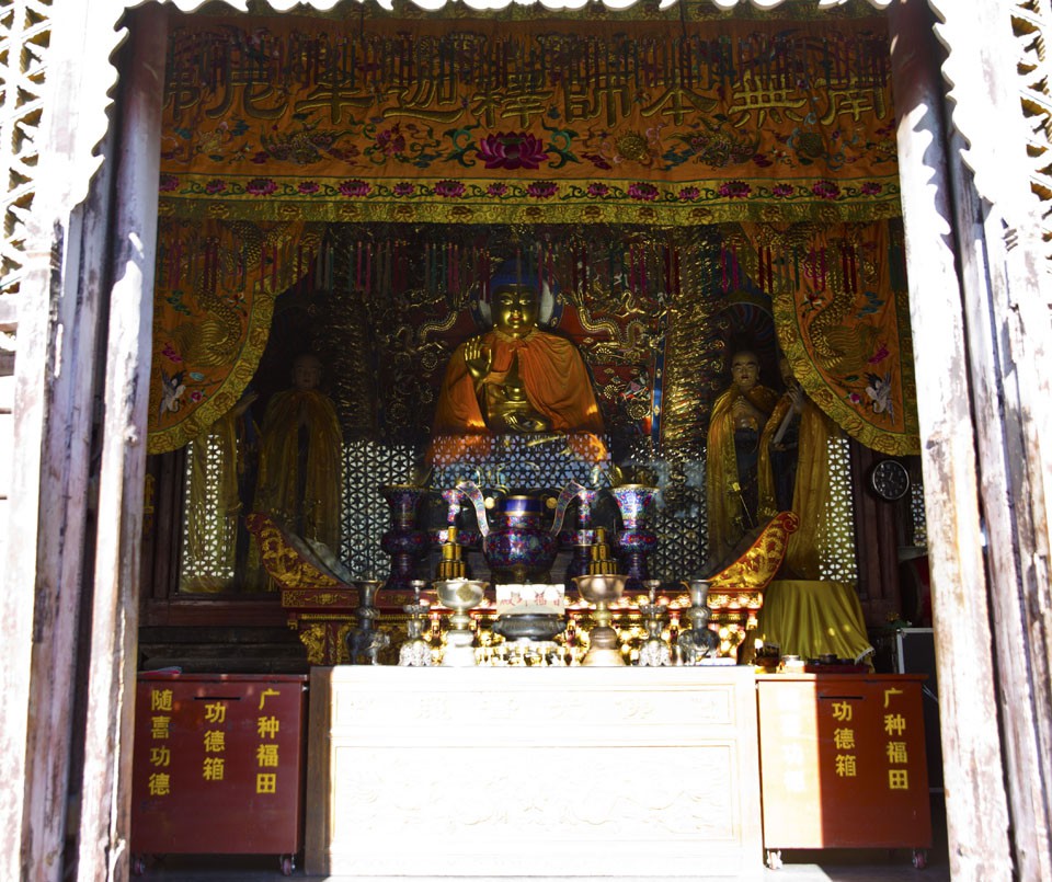 释迦牟尼的舍利塔 五台山塔院寺