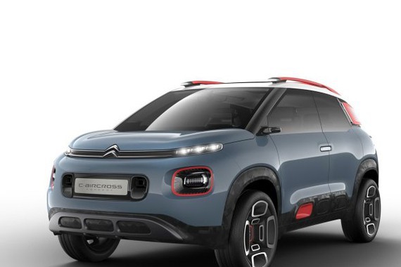 雪铁龙小型SUV概念车官图：对开门加流媒体后视镜