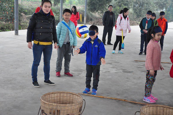 周六去璧山采摘玉血橙赶鸭子玩亲子游戏吃农家