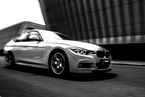 BMW White 328iM M Performance Project